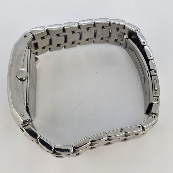 Armitron Men's Watch Black Dial 7.5" WORKING MISSING CRYSTAL SELLING FOR PARTS - Picture 10 of 12